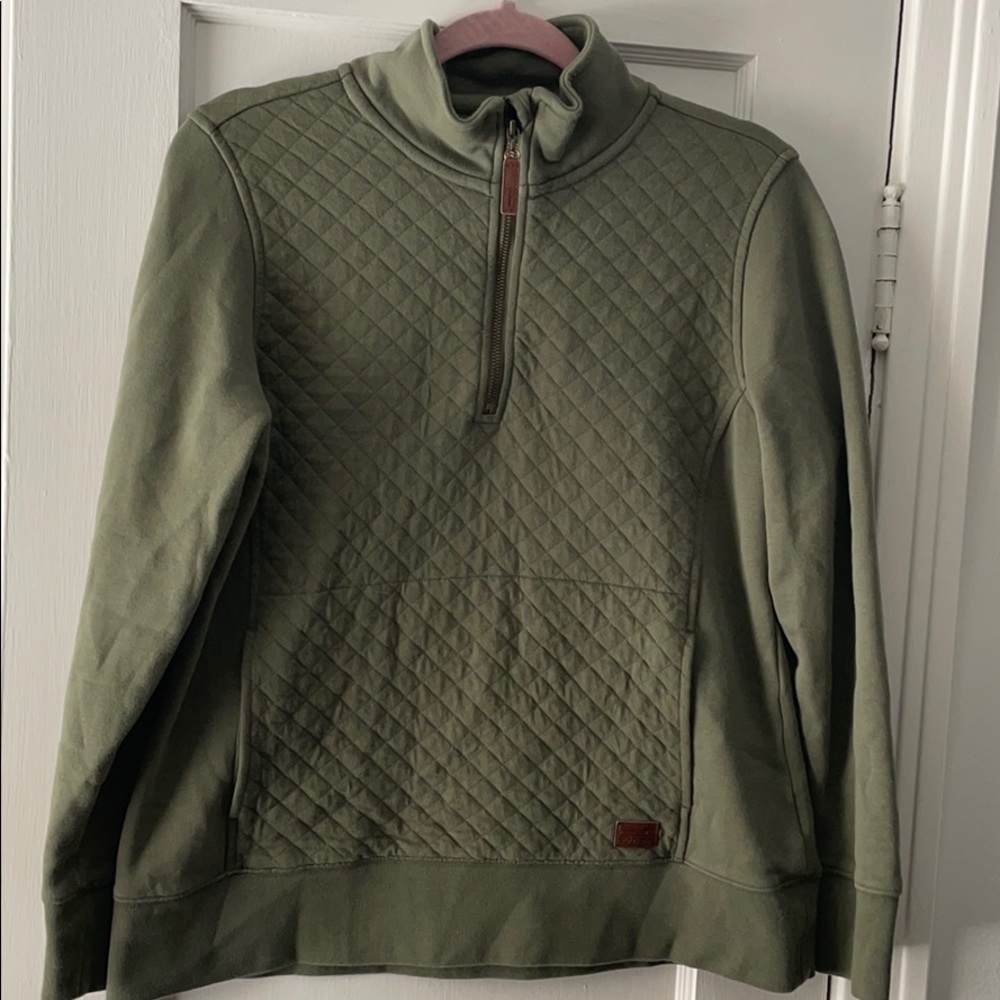 L.L. Bean Women’s Quilted Quarter Zip Pullover